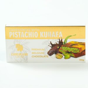 Dates paste with Pistachio Kunafa